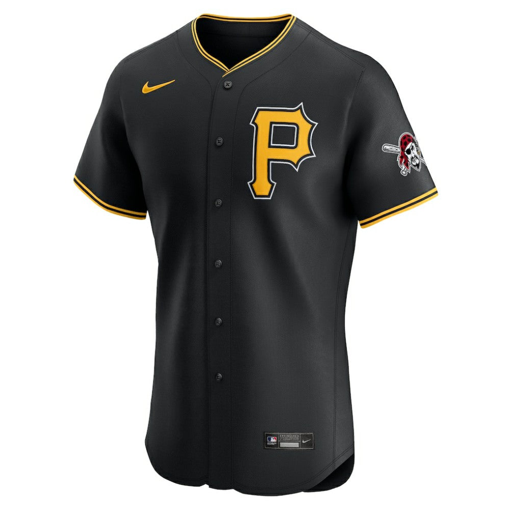 Pittsburgh Pirates Alternate Vapor Premier Elite Patch Jersey Black | Nike