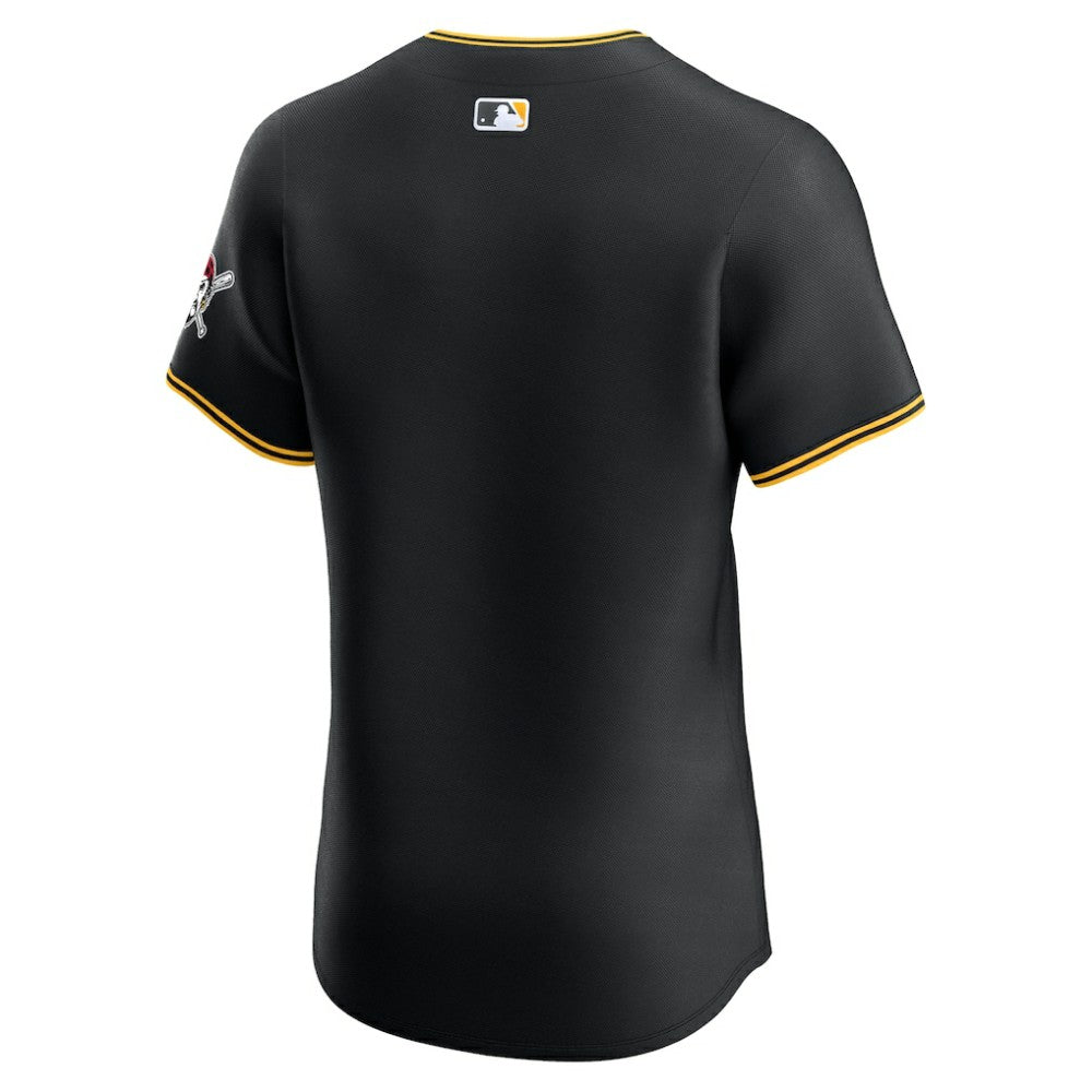Pittsburgh Pirates Alternate Vapor Premier Elite Patch Jersey Black | Nike