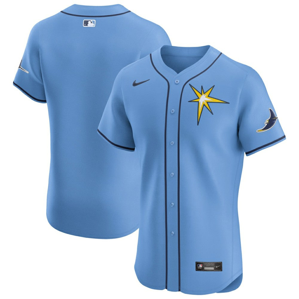 Tampa Bay Rays Alternate Vapor Premier Elite Patch Jersey Light Blue | Nike