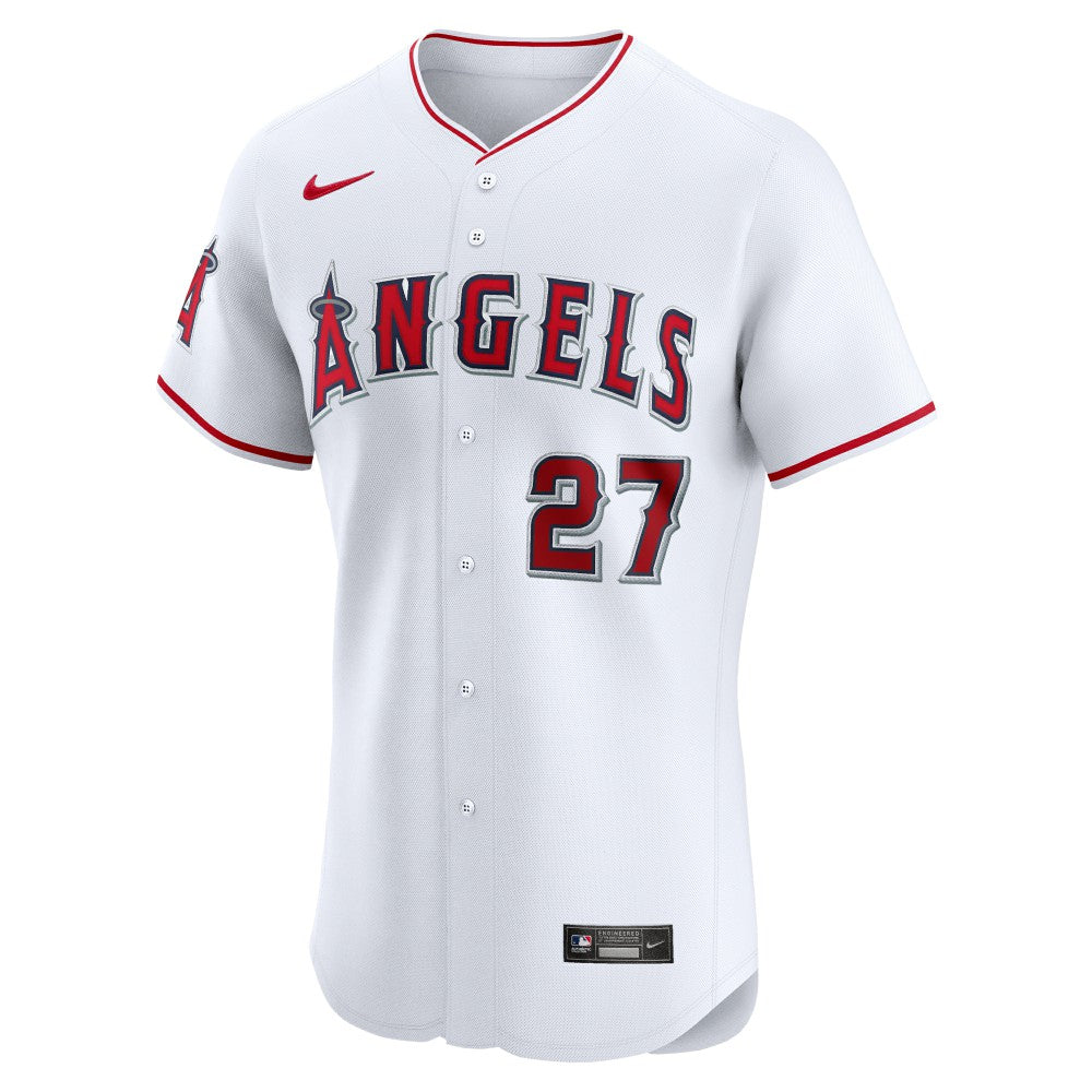 Mike Trout Los Angeles Angels Home Elite Player Jersey White | Nike