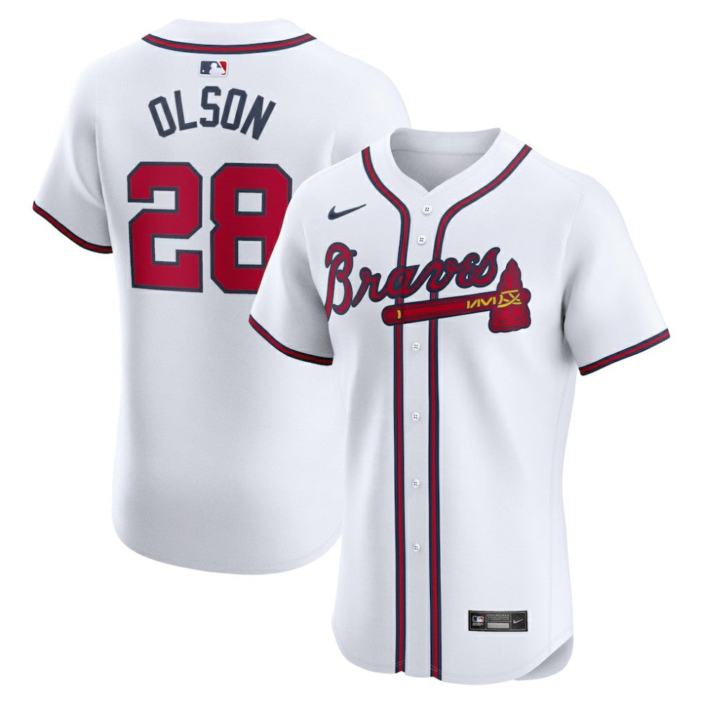 Matt Olson Atlanta Braves Home Elite Player Jersey White | Nike
