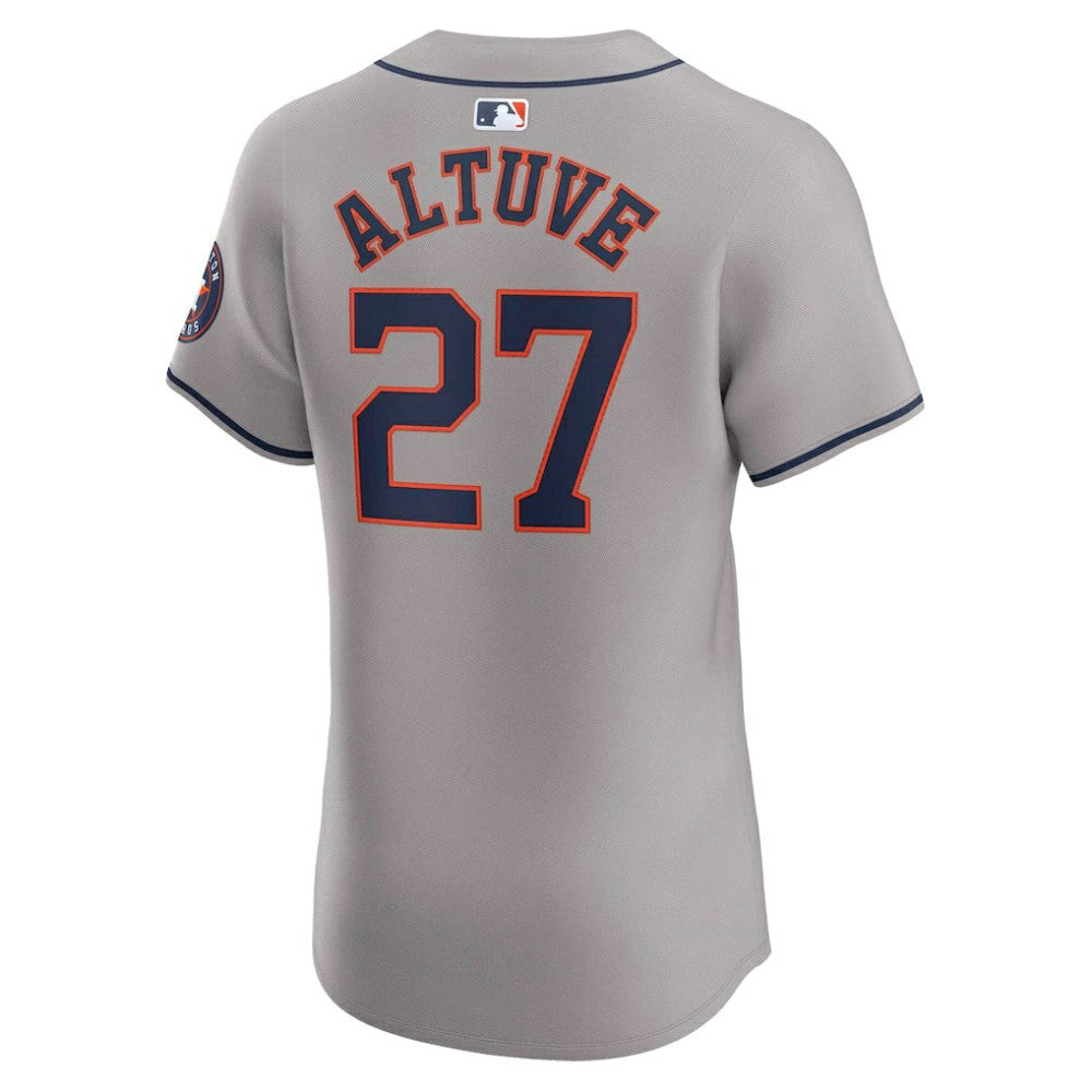 Jose Altuve Houston Astros Road Elite Player Jersey Gray | Nike