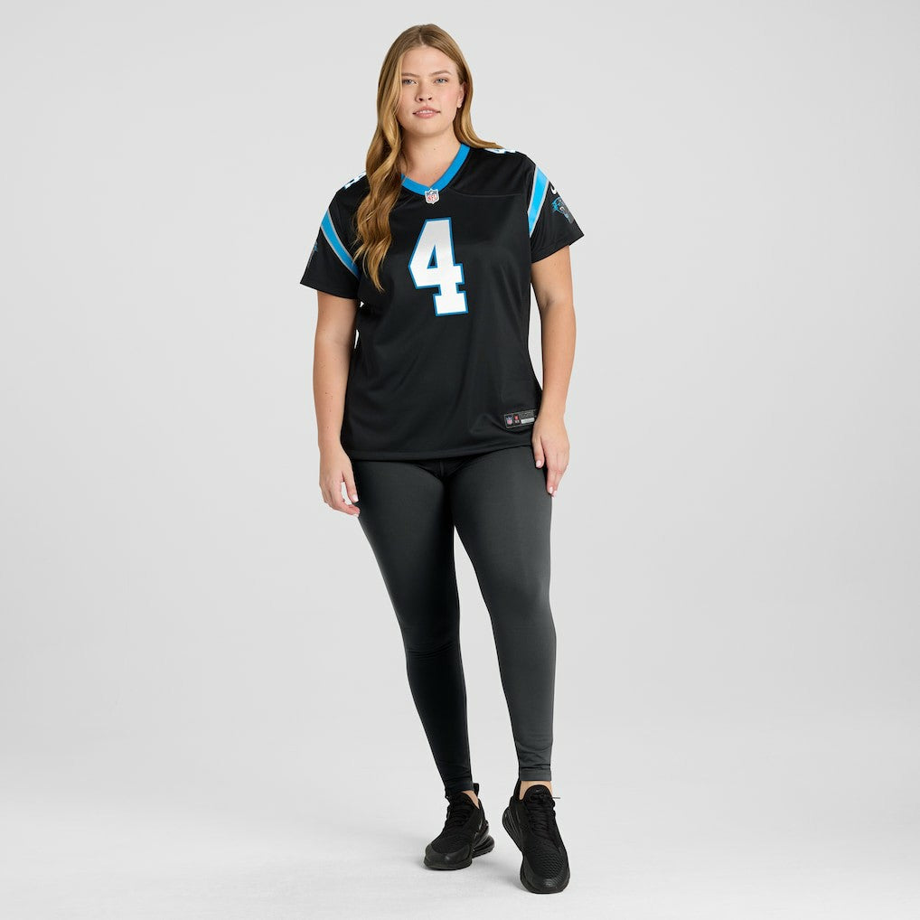 Eddy Pineiro Carolina Panthers Women's Team Game Jersey - Black