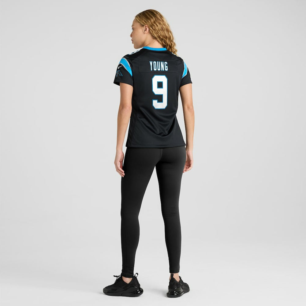 Bryce Young Carolina Panthers Women's Team Game Jersey - Black