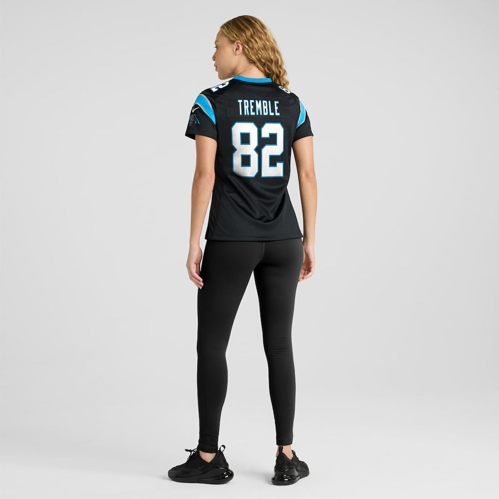 Tommy Tremble Carolina Panthers Women's Team Game Jersey - Black
