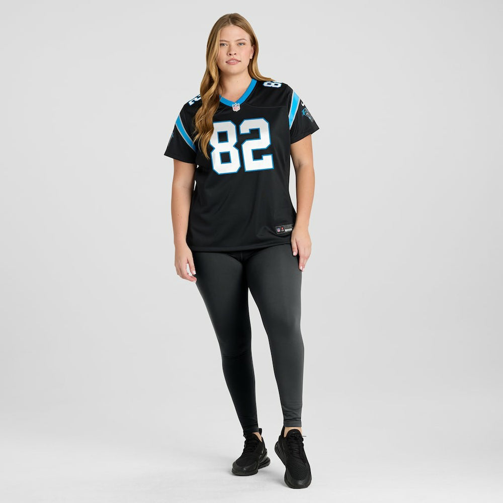 Tommy Tremble Carolina Panthers Women's Team Game Jersey - Black