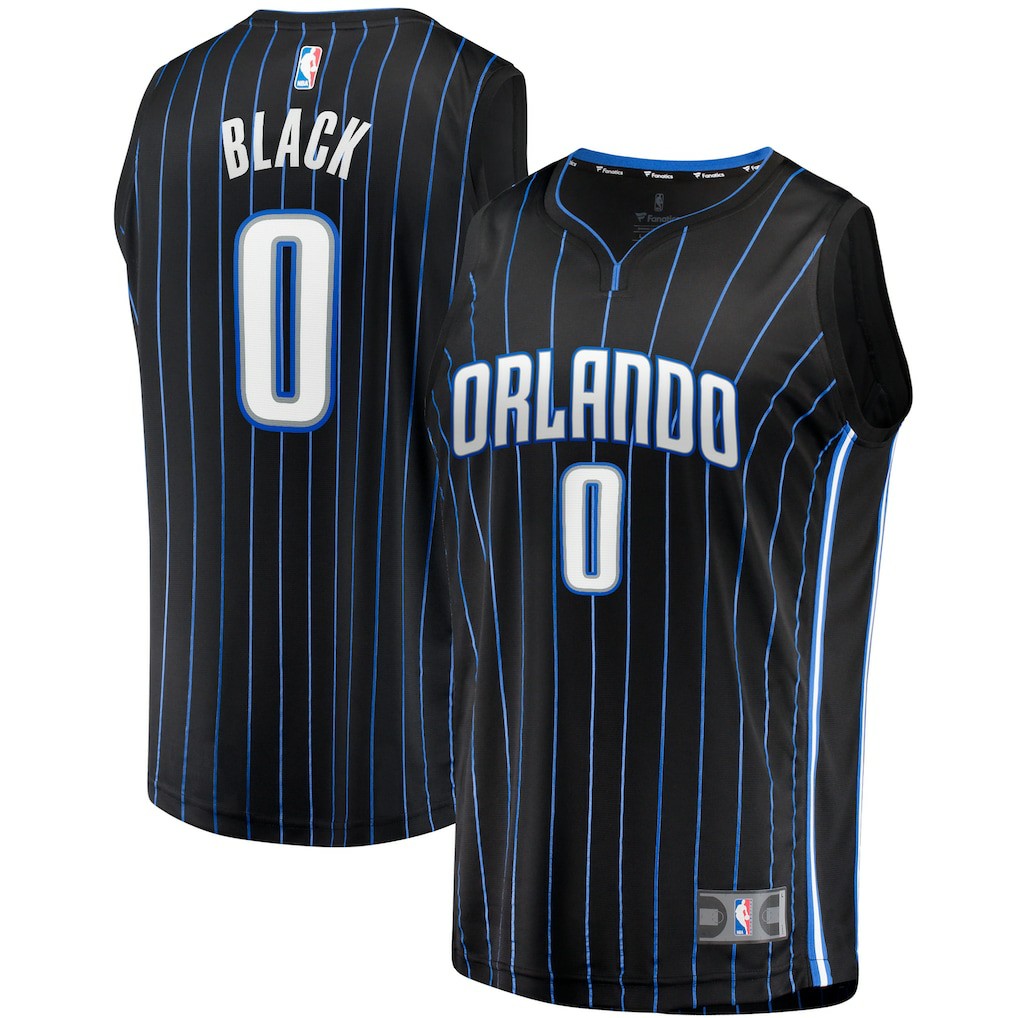 Anthony Black Orlando Magic Fast Break Replica Jersey - Icon Edition - Black