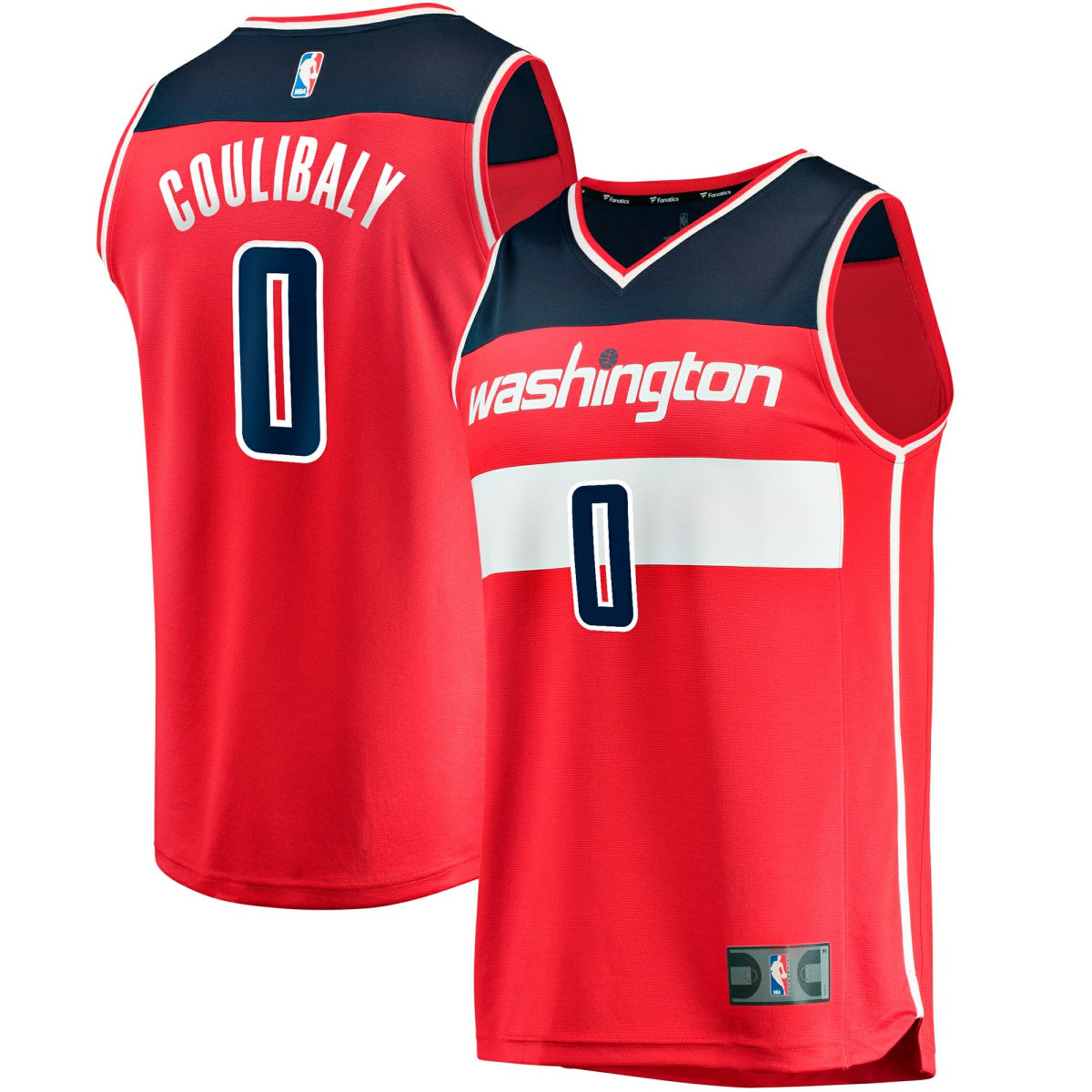 Washington Wizards Fast Break Replica Jersey - Icon Edition - Red