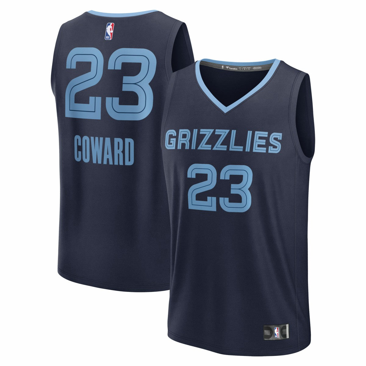 Cedric Coward Memphis Grizzlies 2025 NBA Draft First Round Pick Fast Break Replica Jersey - Icon Edition - Navy