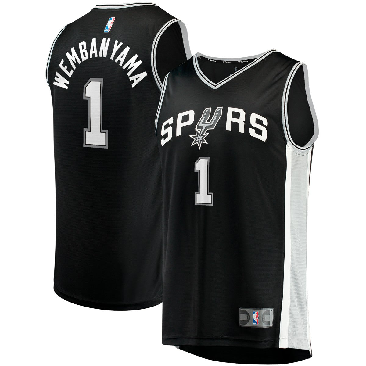 Victor Wembanyama San Antonio Spurs Youth Fast Break Replica Jersey - Icon Edition - Black