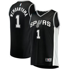 Victor Wembanyama San Antonio Spurs Youth Fast Break Replica Jersey - Icon Edition - Black