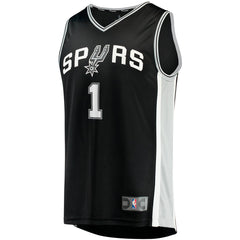 Victor Wembanyama San Antonio Spurs Youth Fast Break Replica Jersey - Icon Edition - Black