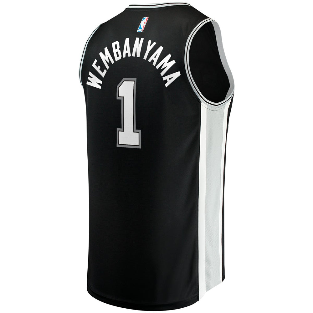 Victor Wembanyama San Antonio Spurs Youth Fast Break Replica Jersey - Icon Edition - Black