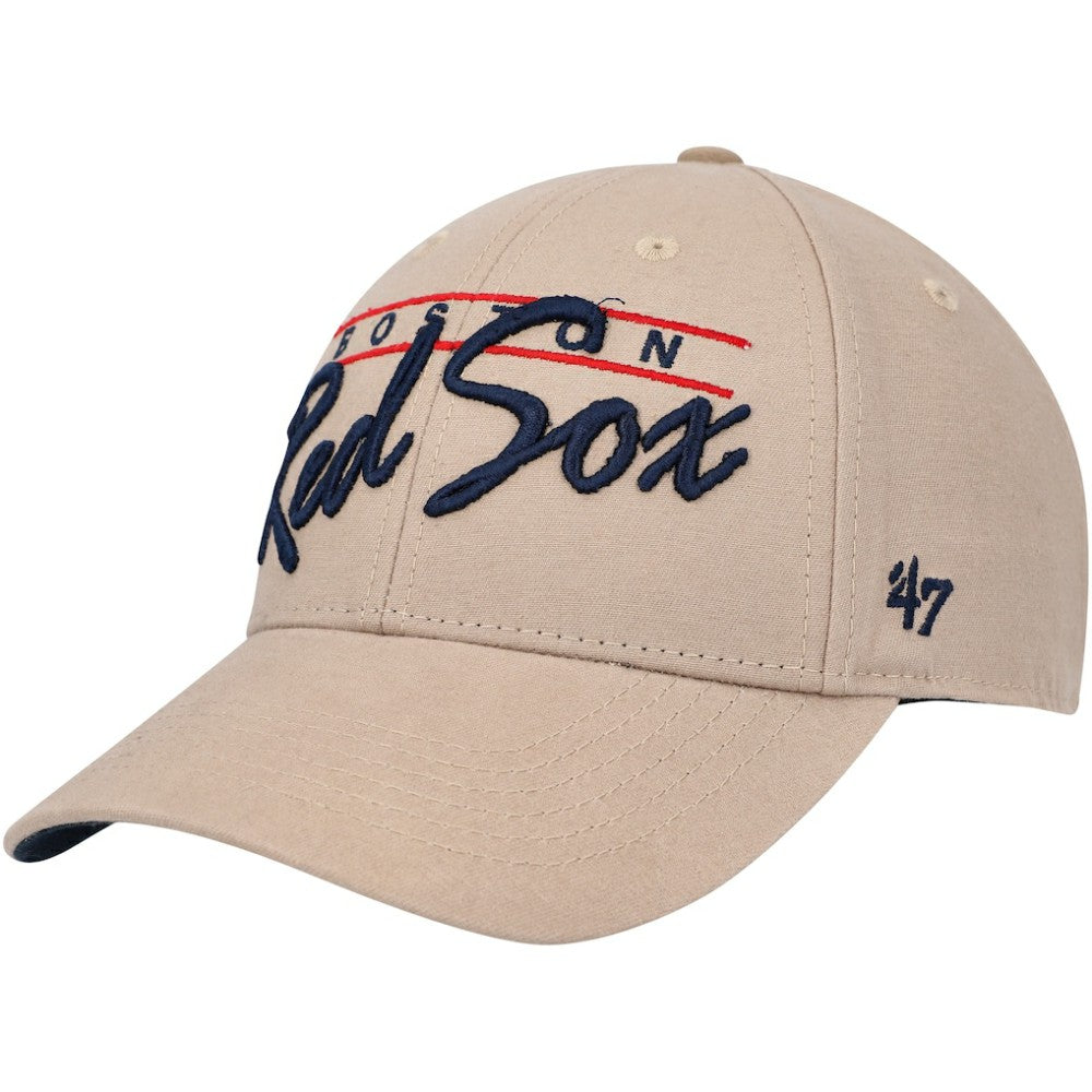 Boston Red Sox Atwood MVP Adjustable Hat Khaki | 47 brand