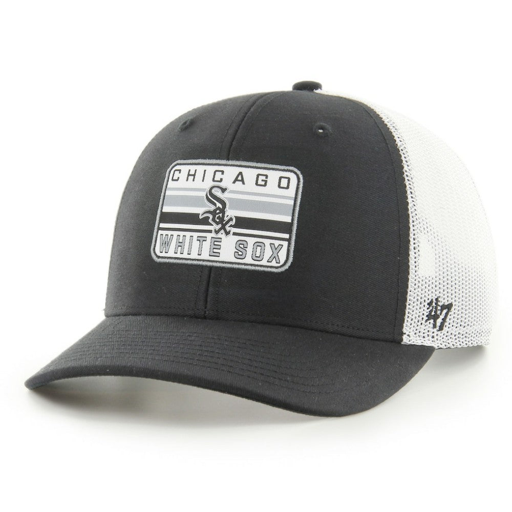 Chicago White Sox Drifter Trucker Adjustable Hat Black | 47 brand
