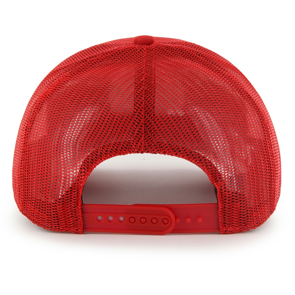 Los Angeles Angels Unveil Trucker Adjustable Hat Red | 47 brand