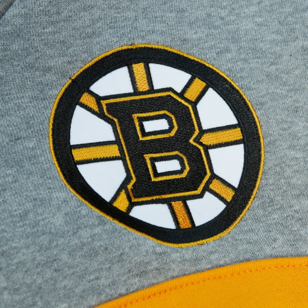 Boston Bruins Head Coach Pullover Hoodie Black/Gray