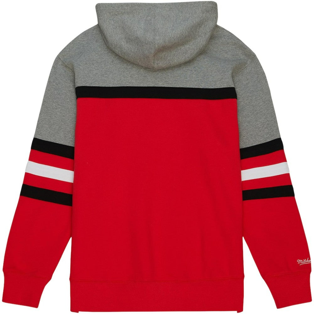 Carolina Hurricanes Head Coach Pullover Hoodie Red/Gray