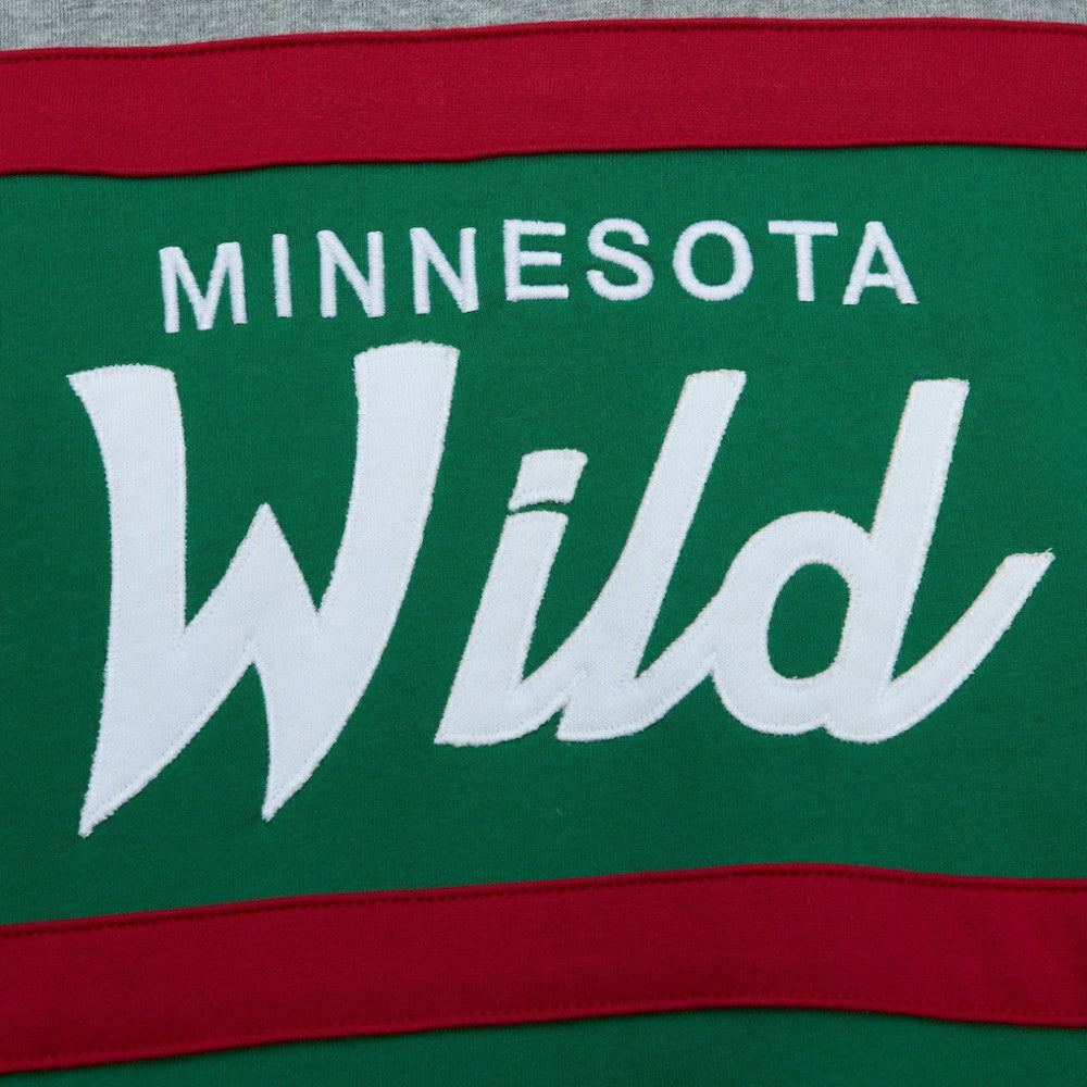 Minnesota Wild Head Coach Pullover Hoodie Green/Gray