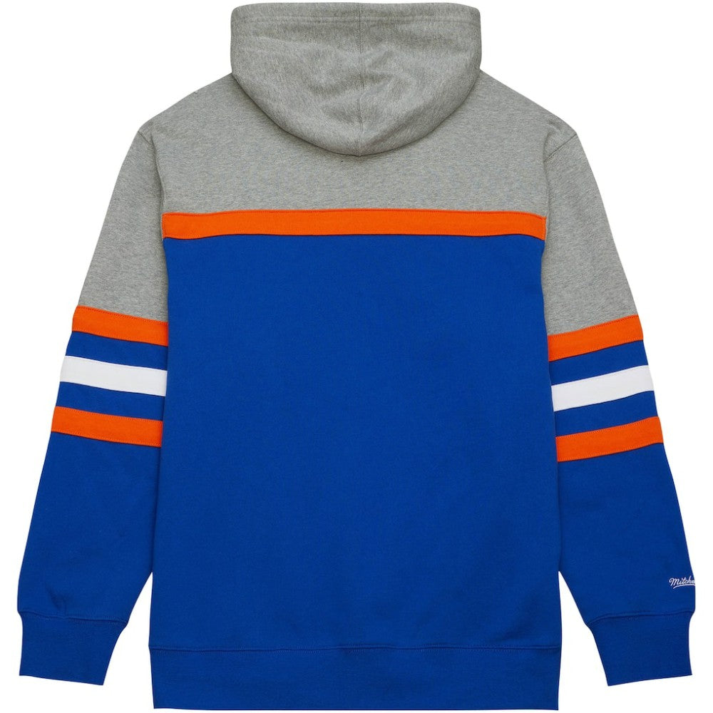 New York Islanders Head Coach Pullover Hoodie Royal/Gray