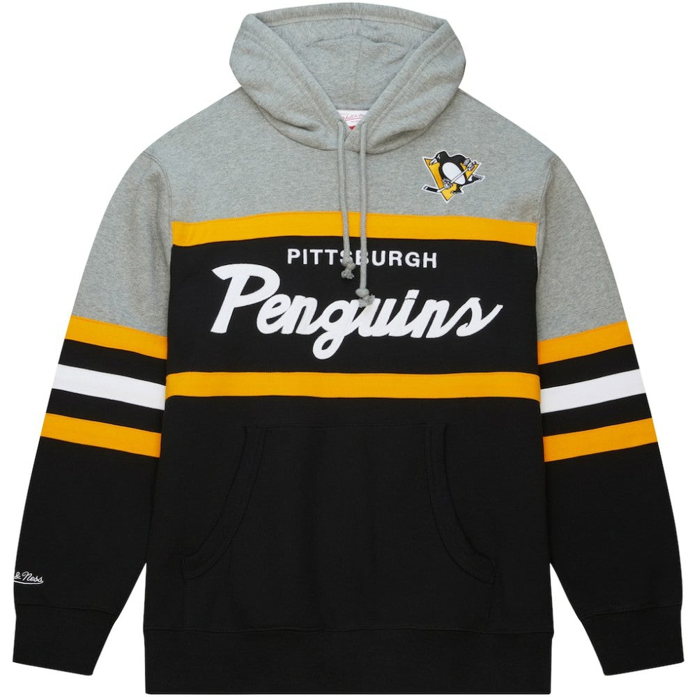 Pittsburgh Penguins Head Coach Pullover Hoodie Black/Gray