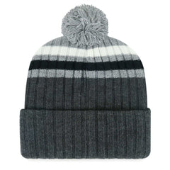 Chicago White Sox Stack Cuffed Knit Hat with Pom Gray | 47 brand