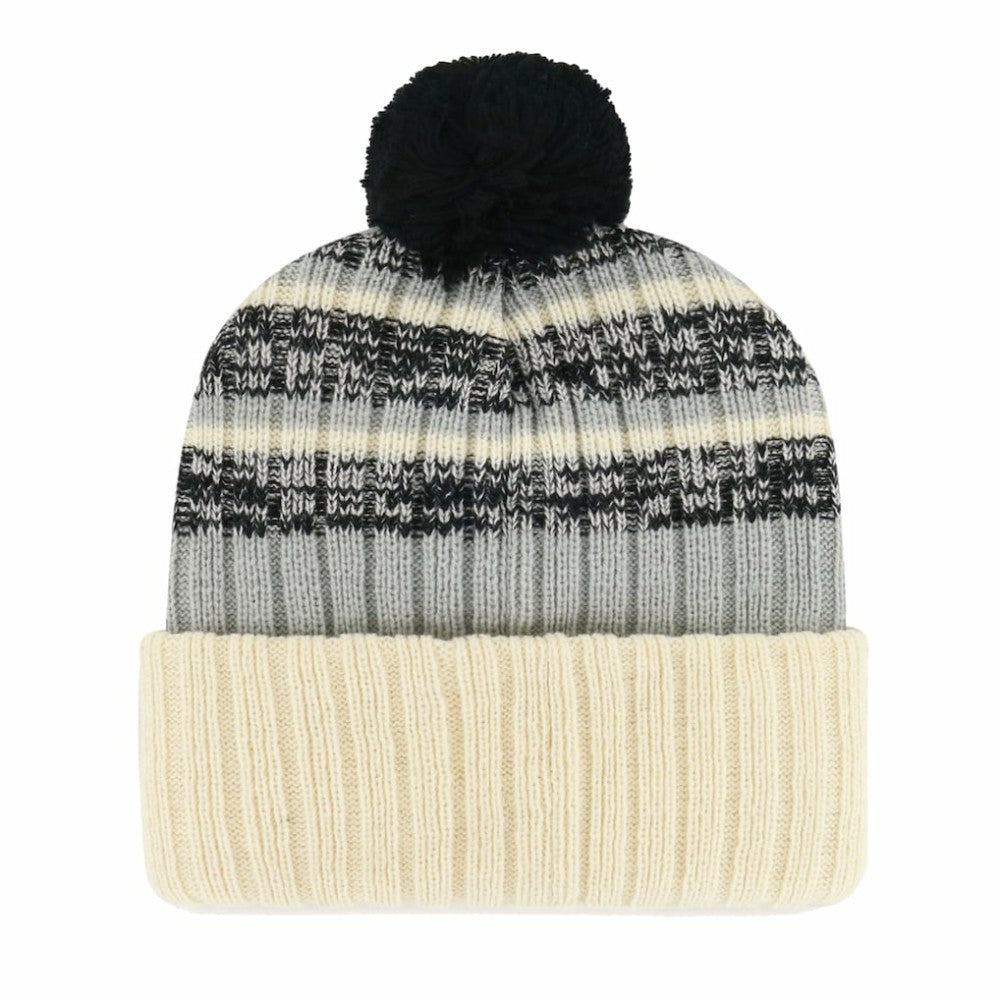 Chicago White Sox Tavern Cuffed Knit Hat with Pom Natural | 47 brand