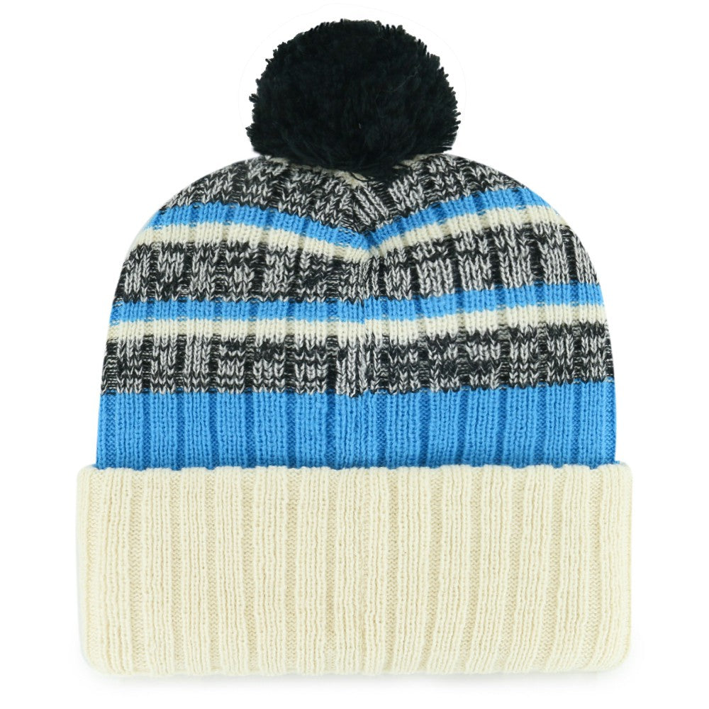 Miami Marlins Tavern Cuffed Knit Hat with Pom Natural | 47 brand