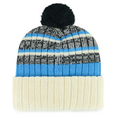 Miami Marlins Tavern Cuffed Knit Hat with Pom Natural | 47 brand