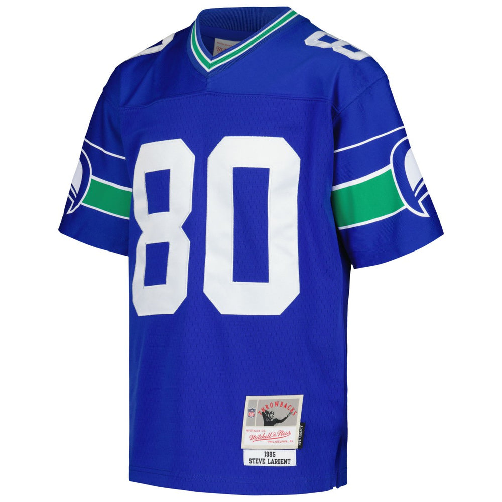 Steve Largent Seattle Seahawks Youth 1985 Retired Player Legacy Jersey - Royal discount