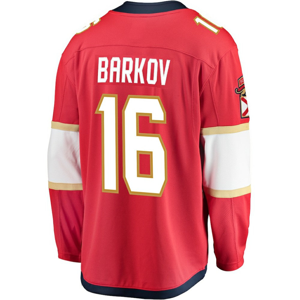 Aleksander Barkov Florida Panthers Fanatics Captain Patch Home Breakaway Jersey Red