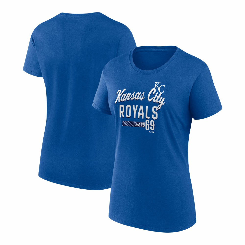 Kansas City Royals Women's Logo Fitted T-Shirt Royal
