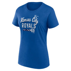 Kansas City Royals Women's Logo Fitted T-Shirt Royal