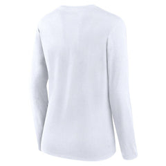 St. Louis Cardinals Women's Lightweight Fitted Long Sleeve T-Shirt White
