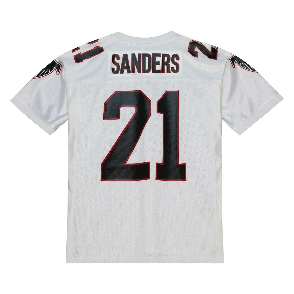 Deion Sanders Atlanta Falcons 1991 Authentic Throwback Retired Player Jersey - White for sale