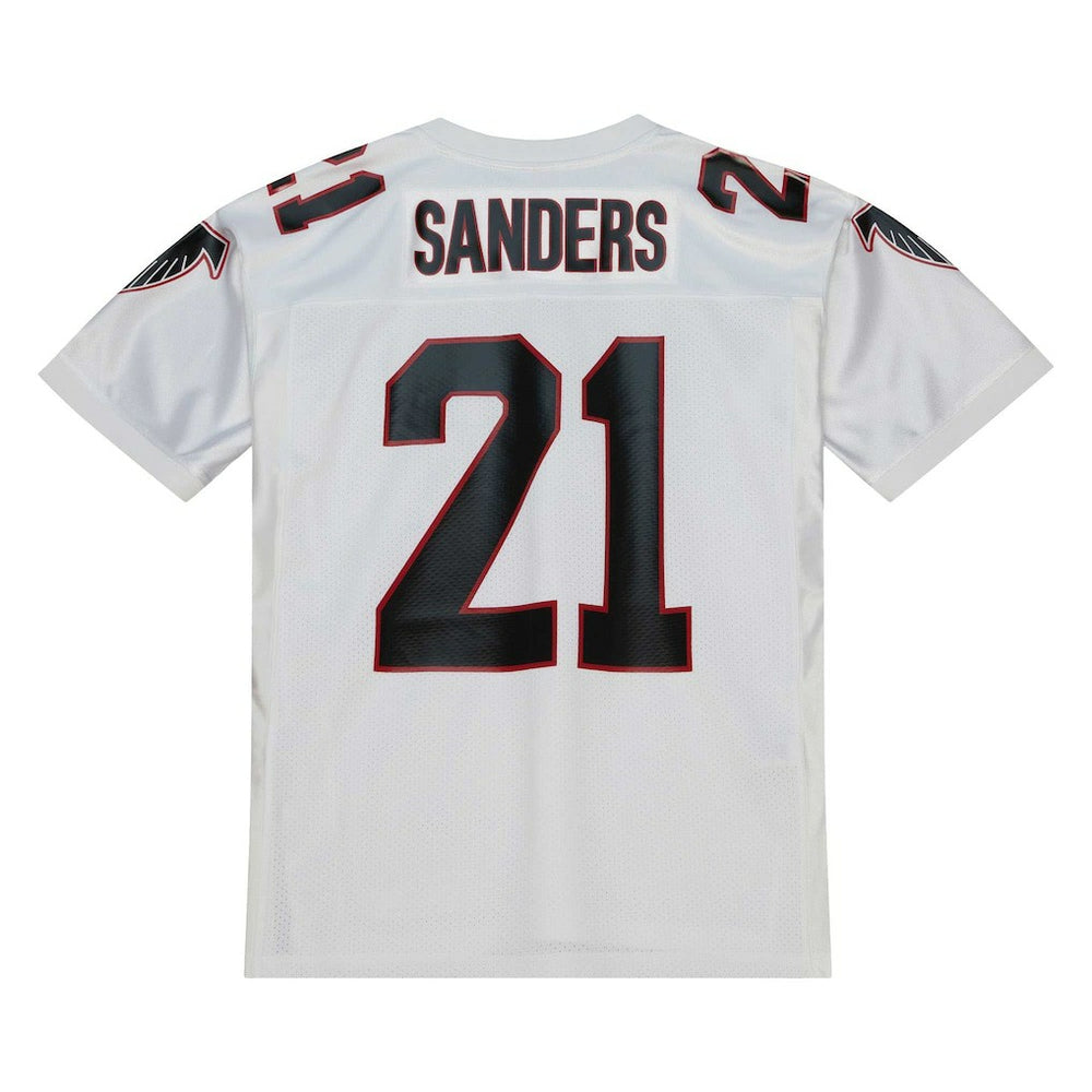 Deion Sanders Atlanta Falcons 1991 Authentic Throwback Retired Player Jersey - White for sale