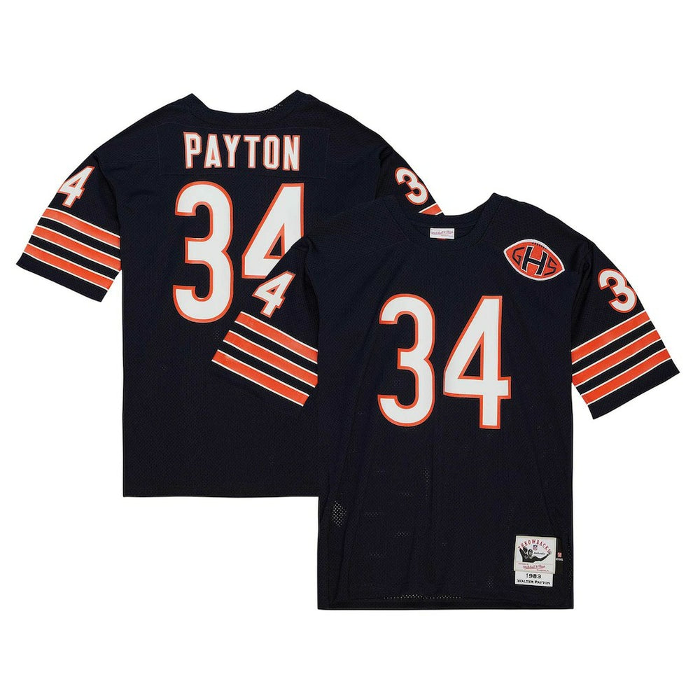 Walter Payton Chicago Bears 1983 Authentic Throwback Retired Player Jersey - Navy on sale
