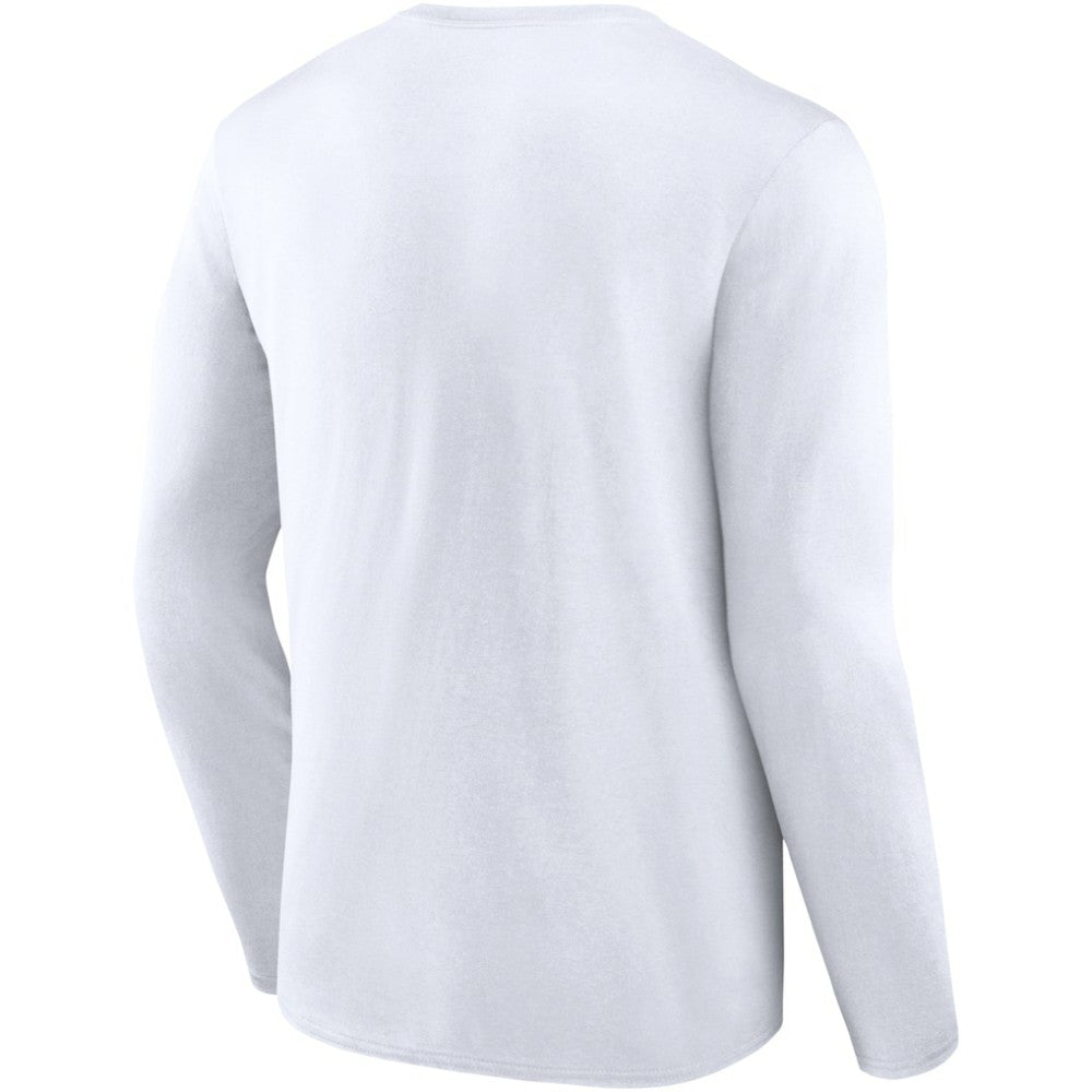 Seattle Kraken Fanatics Breakaway Combo Long Sleeve T-Shirt White
