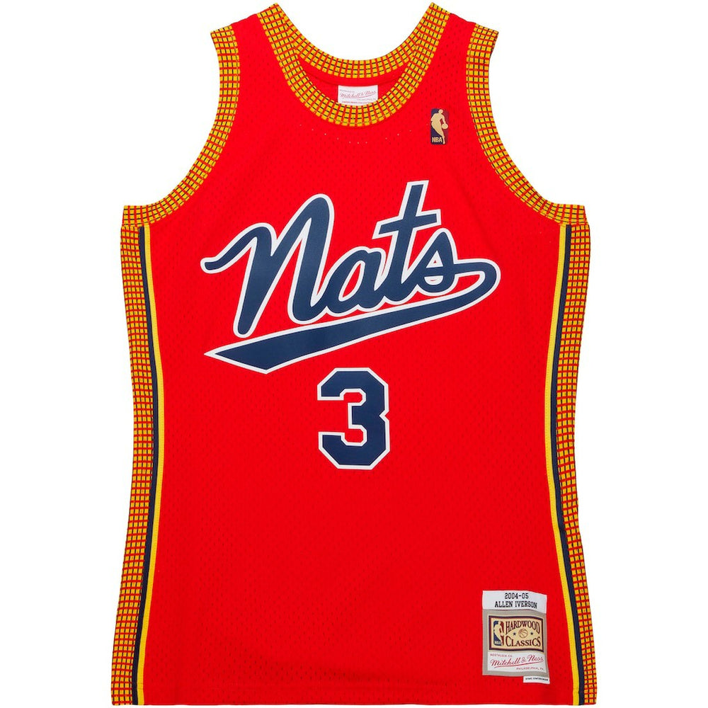 Allen Iverson Philadelphia 76ers 2004/05 Hardwood Classics Swingman Jersey - Red