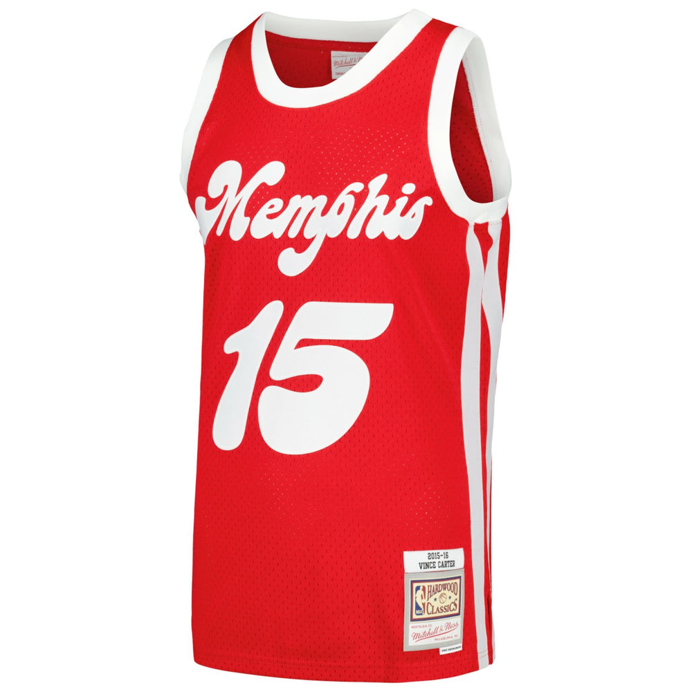 Vince Carter Memphis Grizzlies 2015/16 Hardwood Classics Swingman Jersey - Red