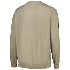 Houston Astros Pro Standard Neutral Drop Shoulder Pullover Sweatshirt Pewter