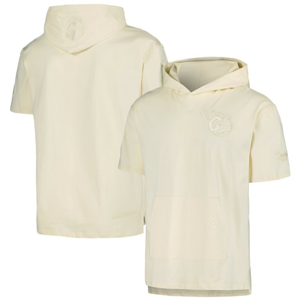 Cleveland Guardians Pro Standard Neutral Hoodie T-Shirt Cream