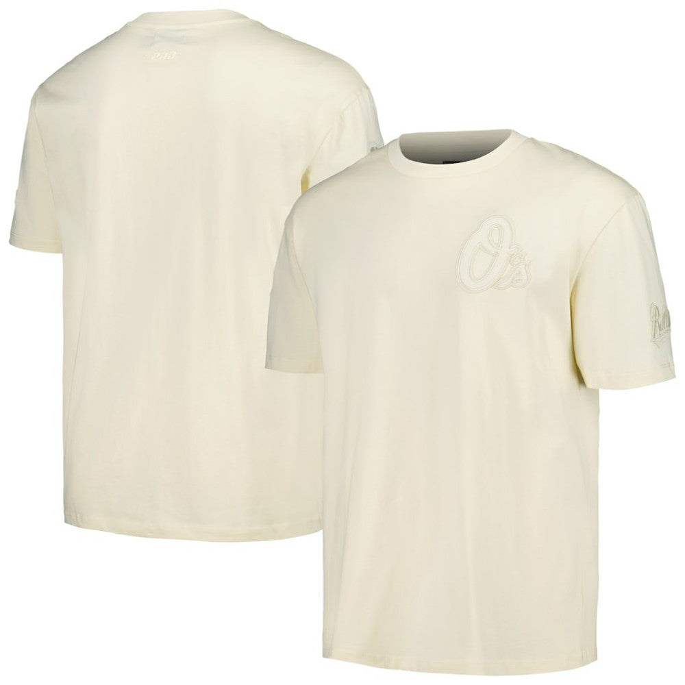 Baltimore Orioles Pro Standard Oversized Neutral CJ Dropped Shoulders T-Shirt Cream