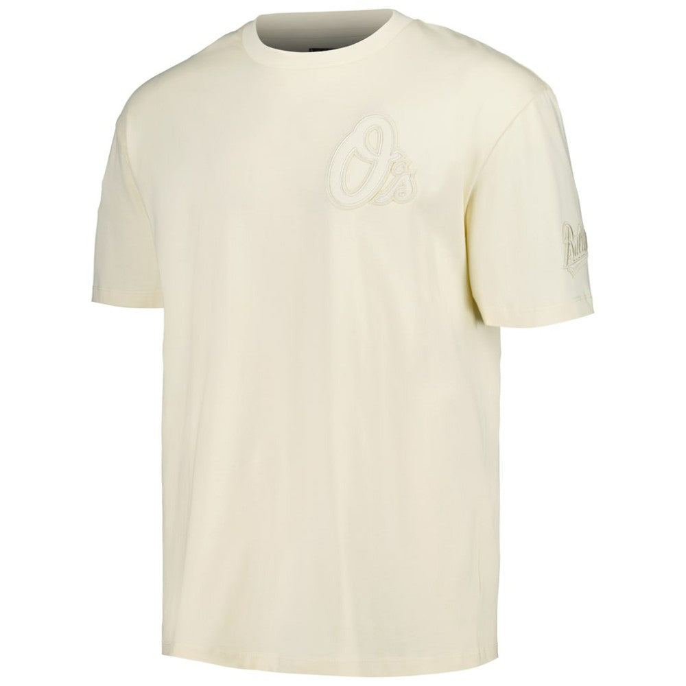 Baltimore Orioles Pro Standard Oversized Neutral CJ Dropped Shoulders T-Shirt Cream
