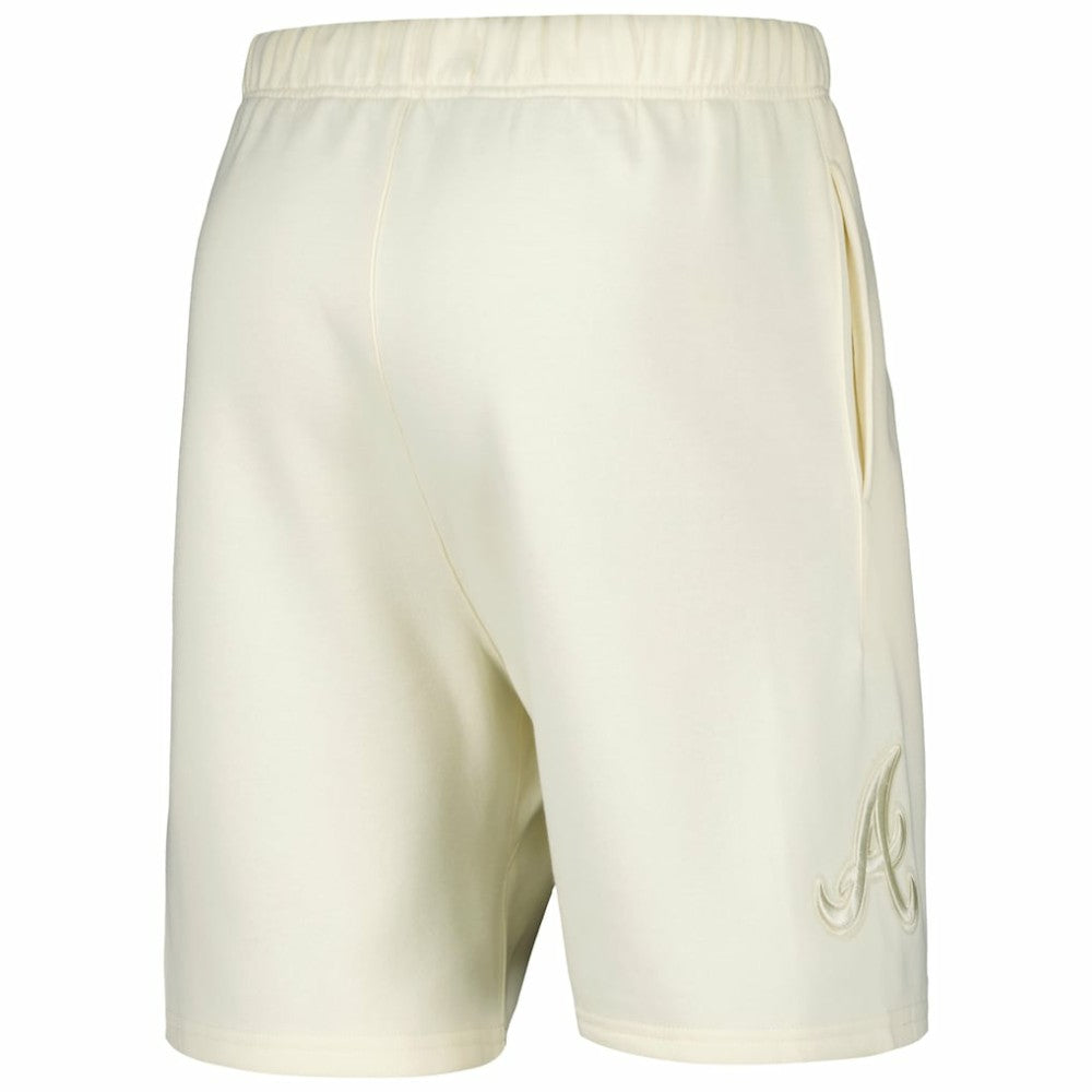 Atlanta Braves Pro Standard Neutral Fleece Shorts Cream