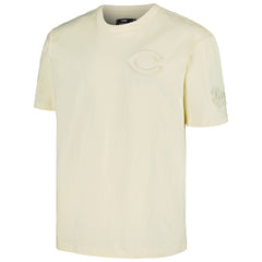 Cincinnati Reds Pro Standard Oversized Neutral CJ Dropped Shoulders T-Shirt Cream