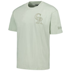 Colorado Rockies Pro Standard Oversized Neutral CJ Dropped Shoulders T-Shirt Mint