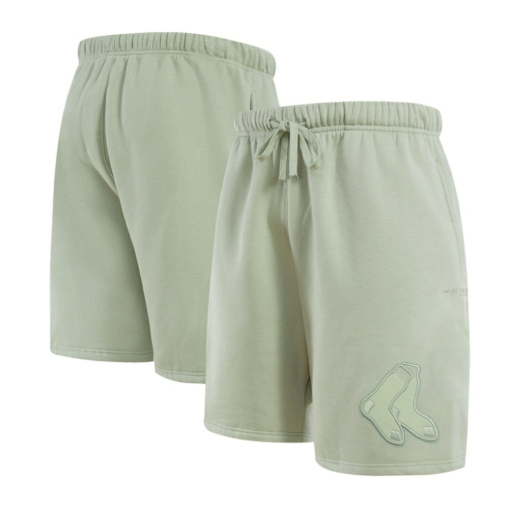 Boston Red Sox Pro Standard Neutral Fleece Shorts Light Green
