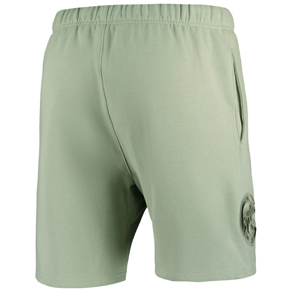 Chicago Cubs Pro Standard Neutral Fleece Shorts Green