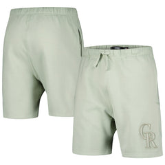 Colorado Rockies Pro Standard Neutral Fleece Shorts Light Green